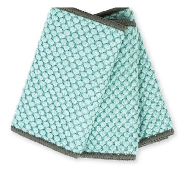Norwex Counter Cloths Sea Mist with Mushroom Trim Set of 3 NWT - Picture 1 of 11